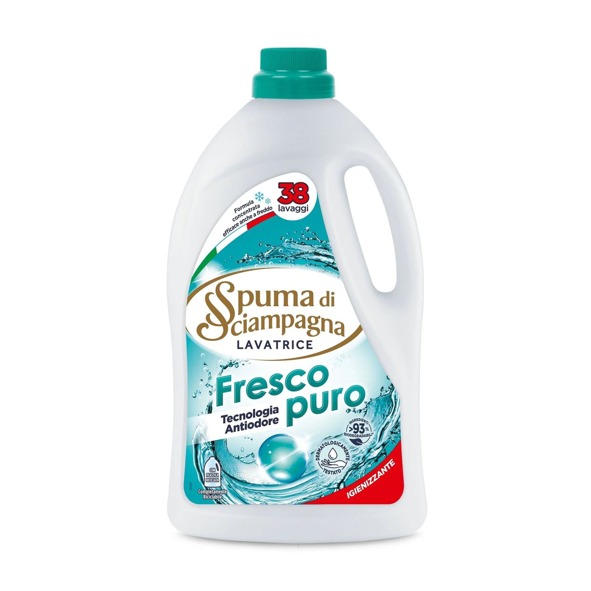 Гель для прання Spuma di Sciampagna Fresco Puro всіх видів тканин, 38 циклів прання, 1.710 л
